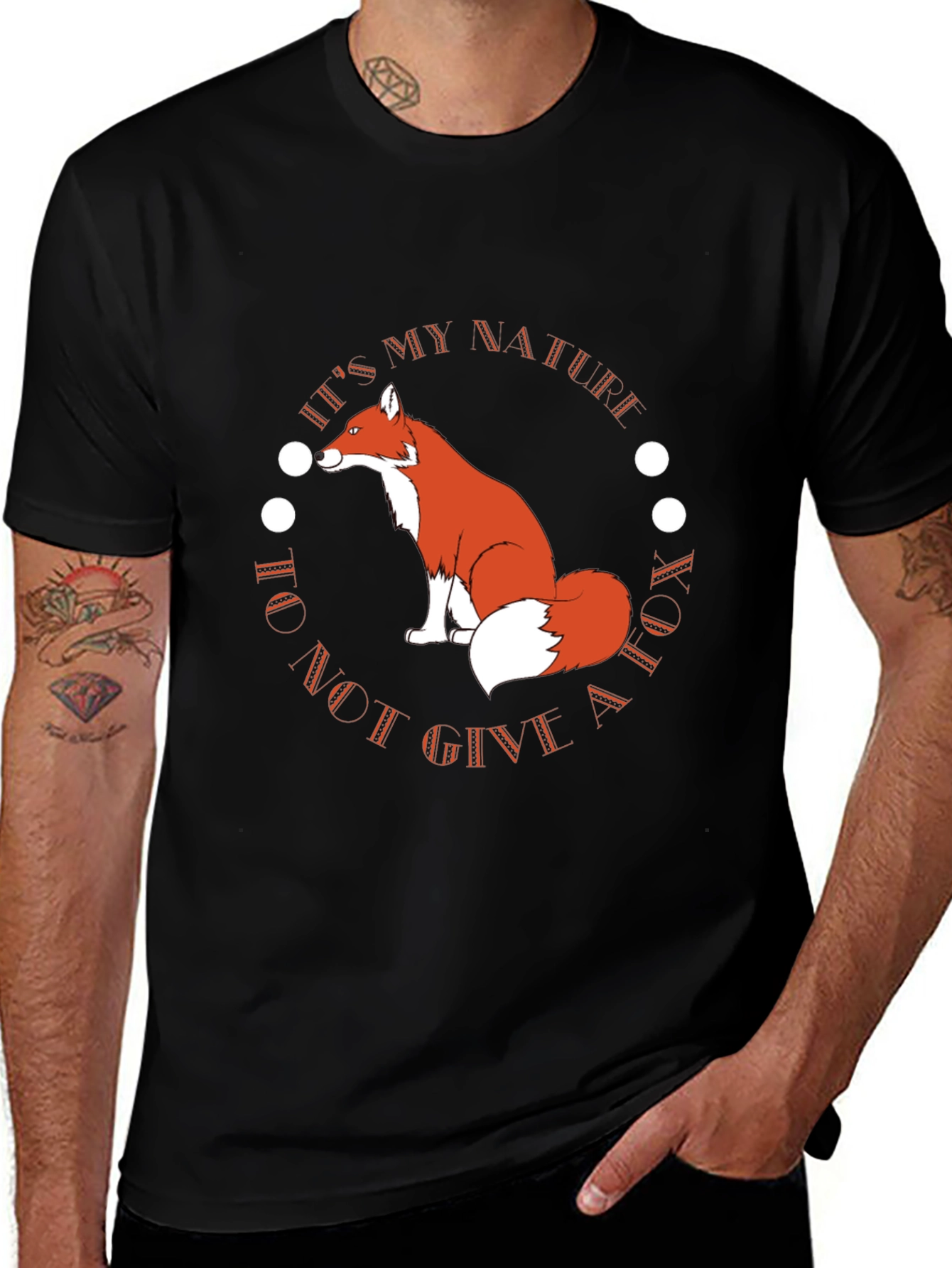 Fox Nature T-Shirt -  Funny Animal Graphic Tee