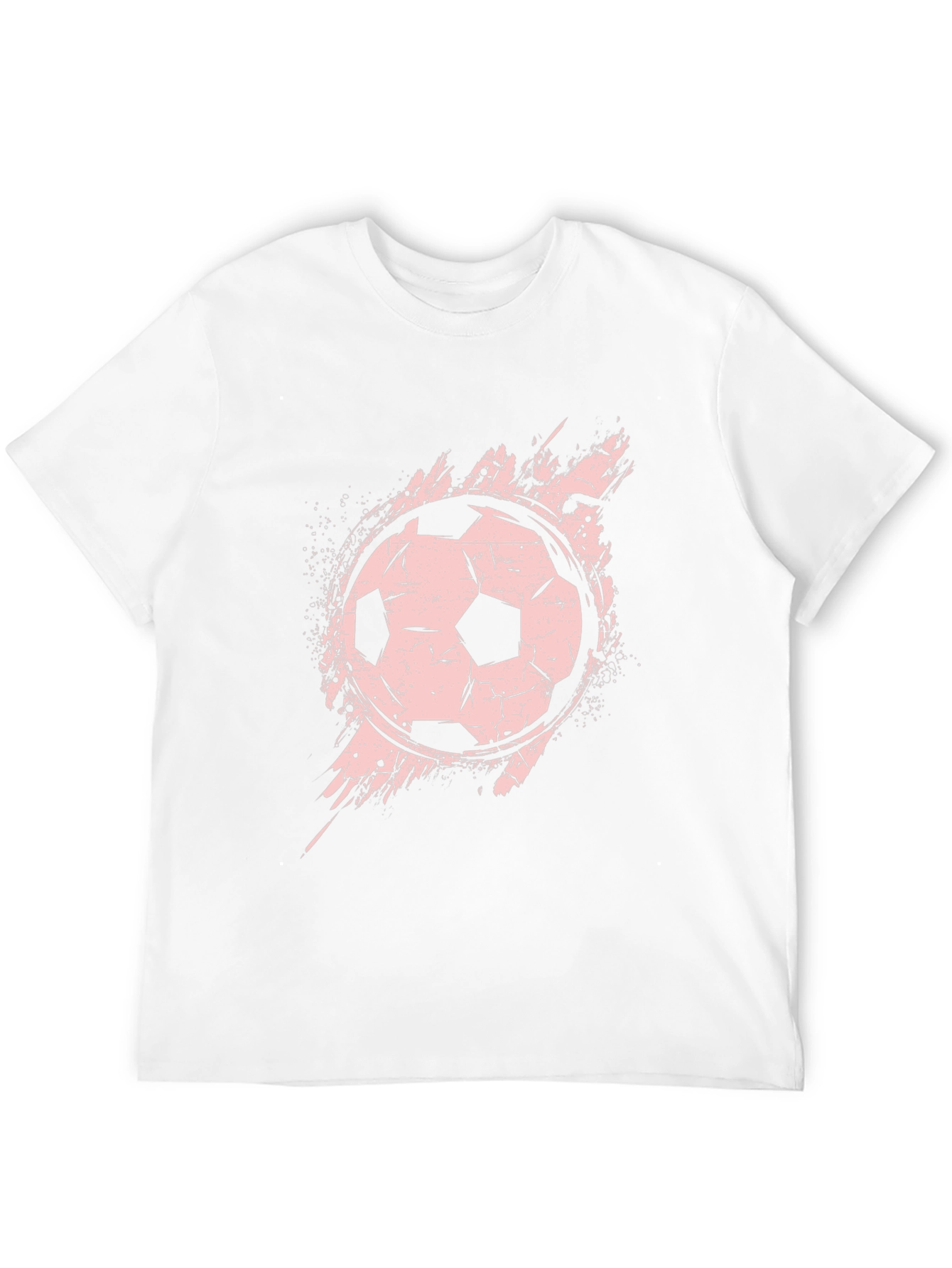 Soccer Grunge Graphic Tee - Black