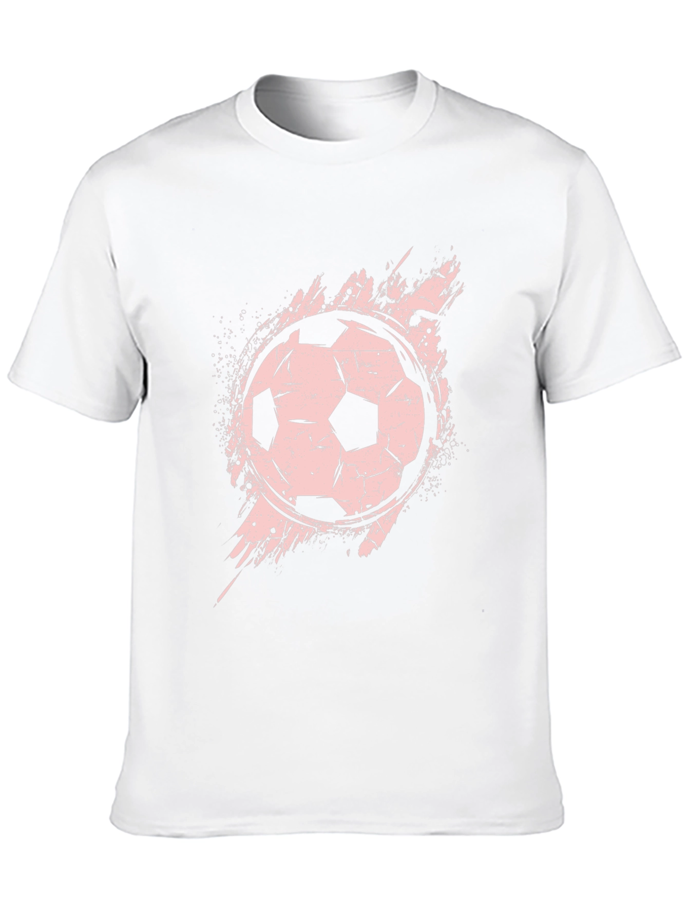 Soccer Grunge Graphic Tee - Black