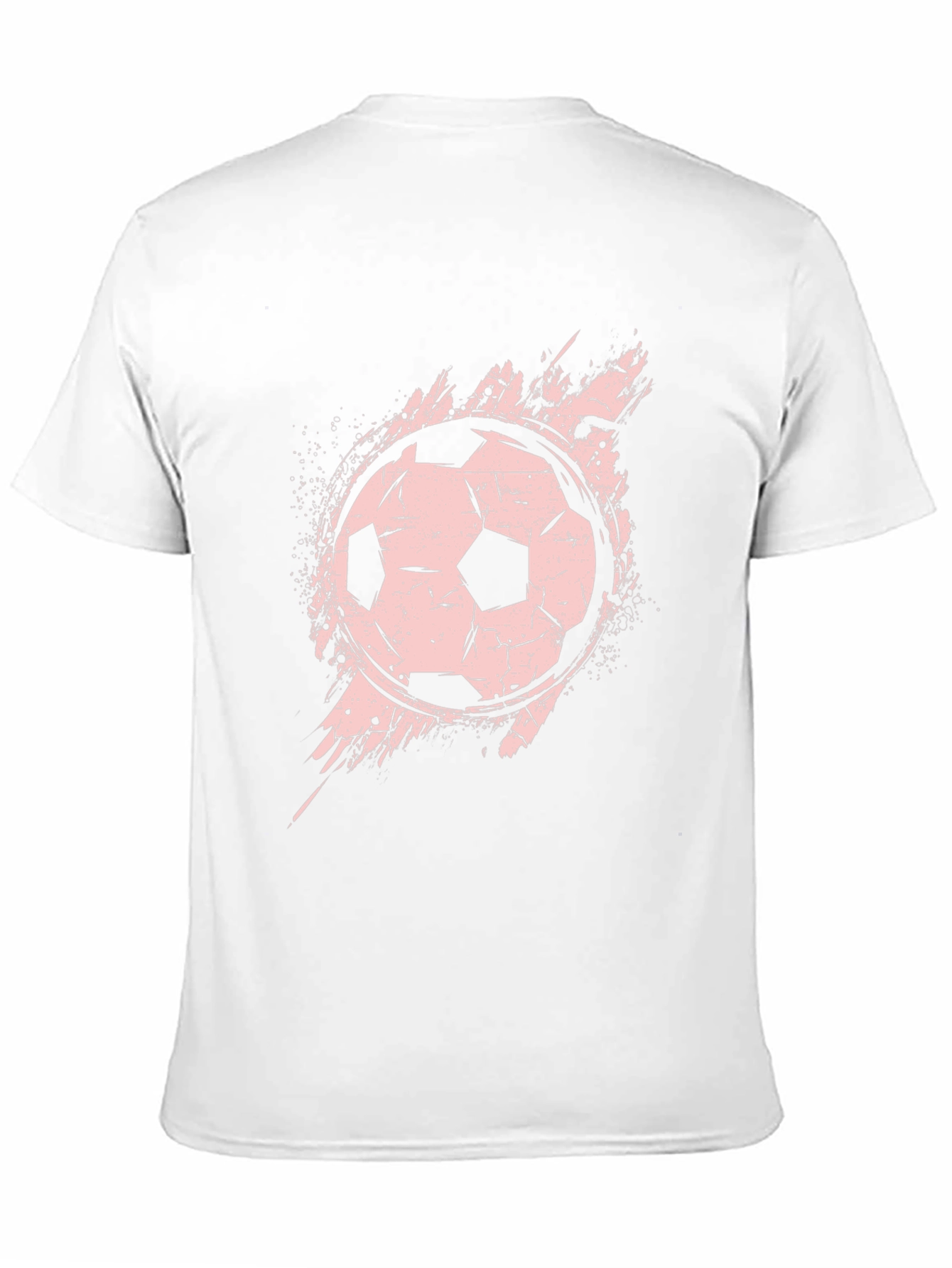 Soccer Grunge Graphic Tee - Black