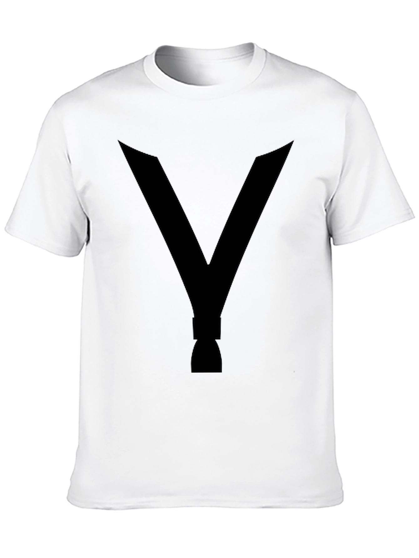 V Rocket Graphic Tee - Black Cotton T-Shirt