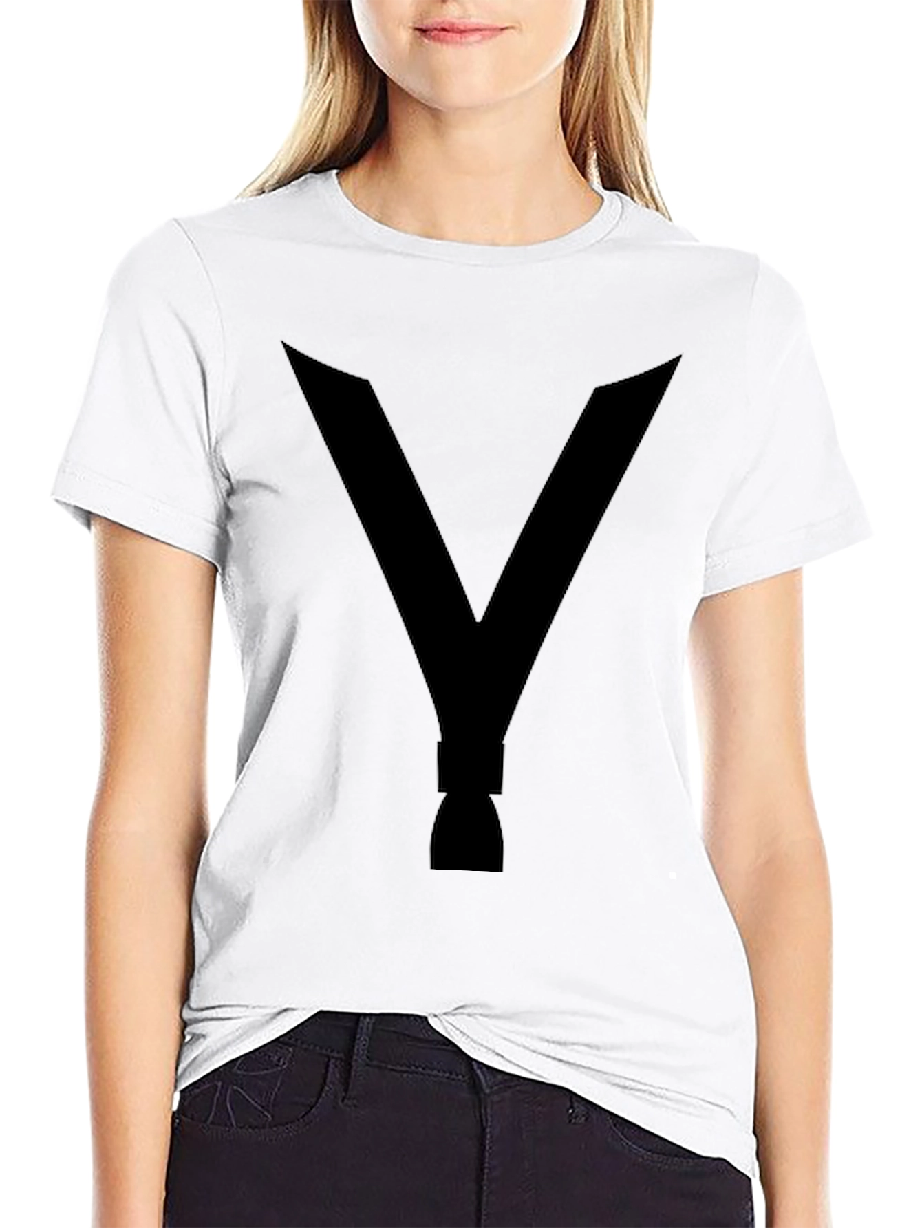 V Rocket Graphic Tee - Black Cotton T-Shirt