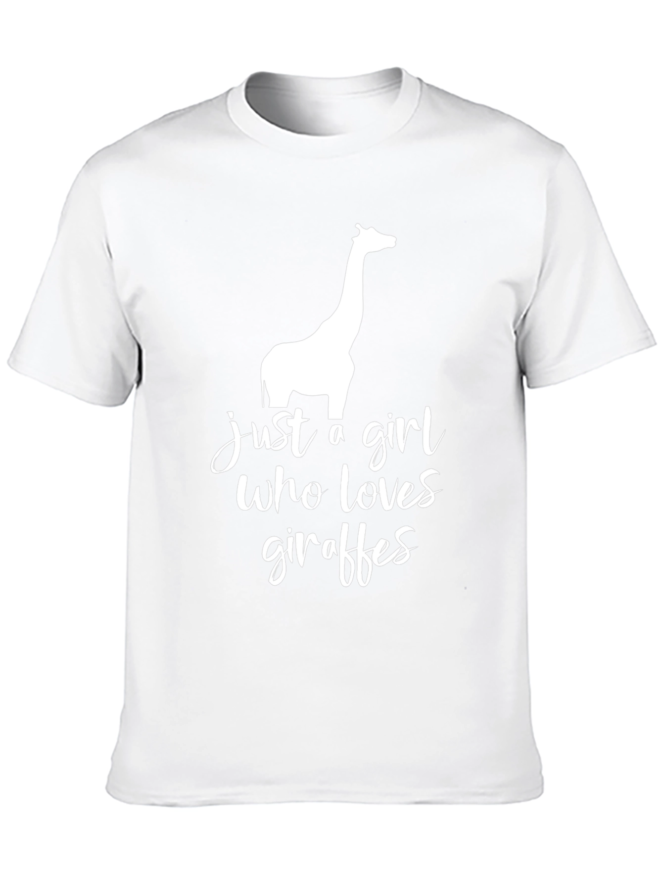 Giraffe Lover Graphic Tee - Unisex Black T-Shirt
