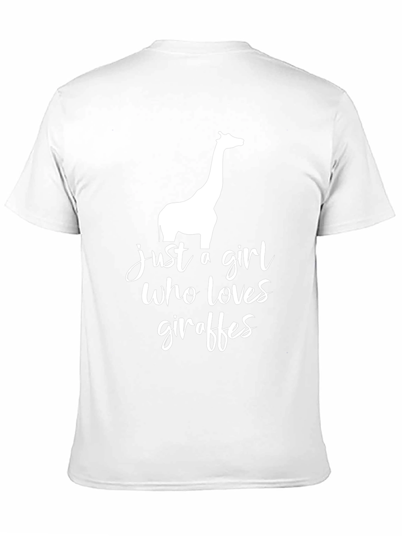 Giraffe Lover Graphic Tee - Unisex Black T-Shirt
