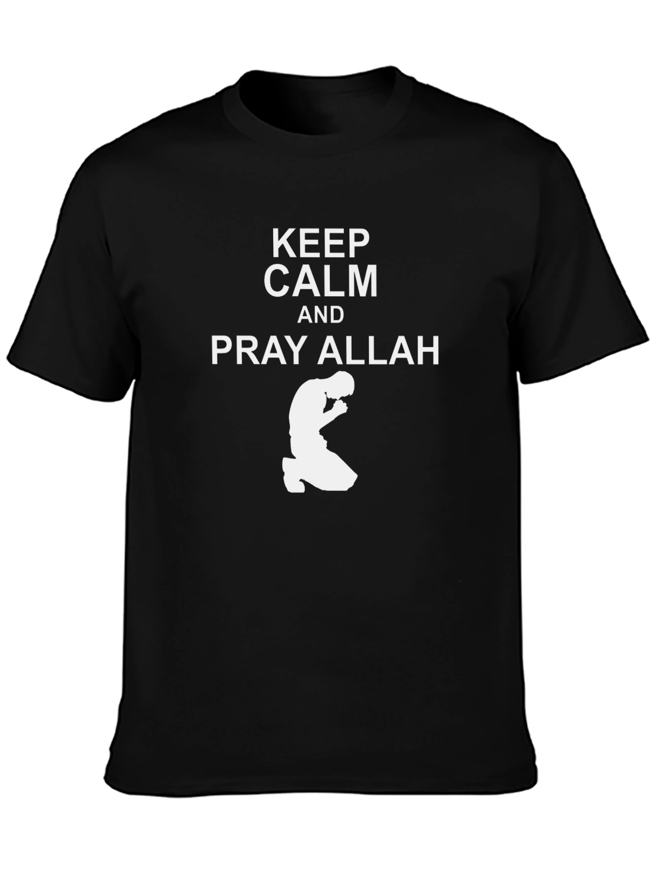 Keep Calm and Pray Allah Graphic T-Shirt