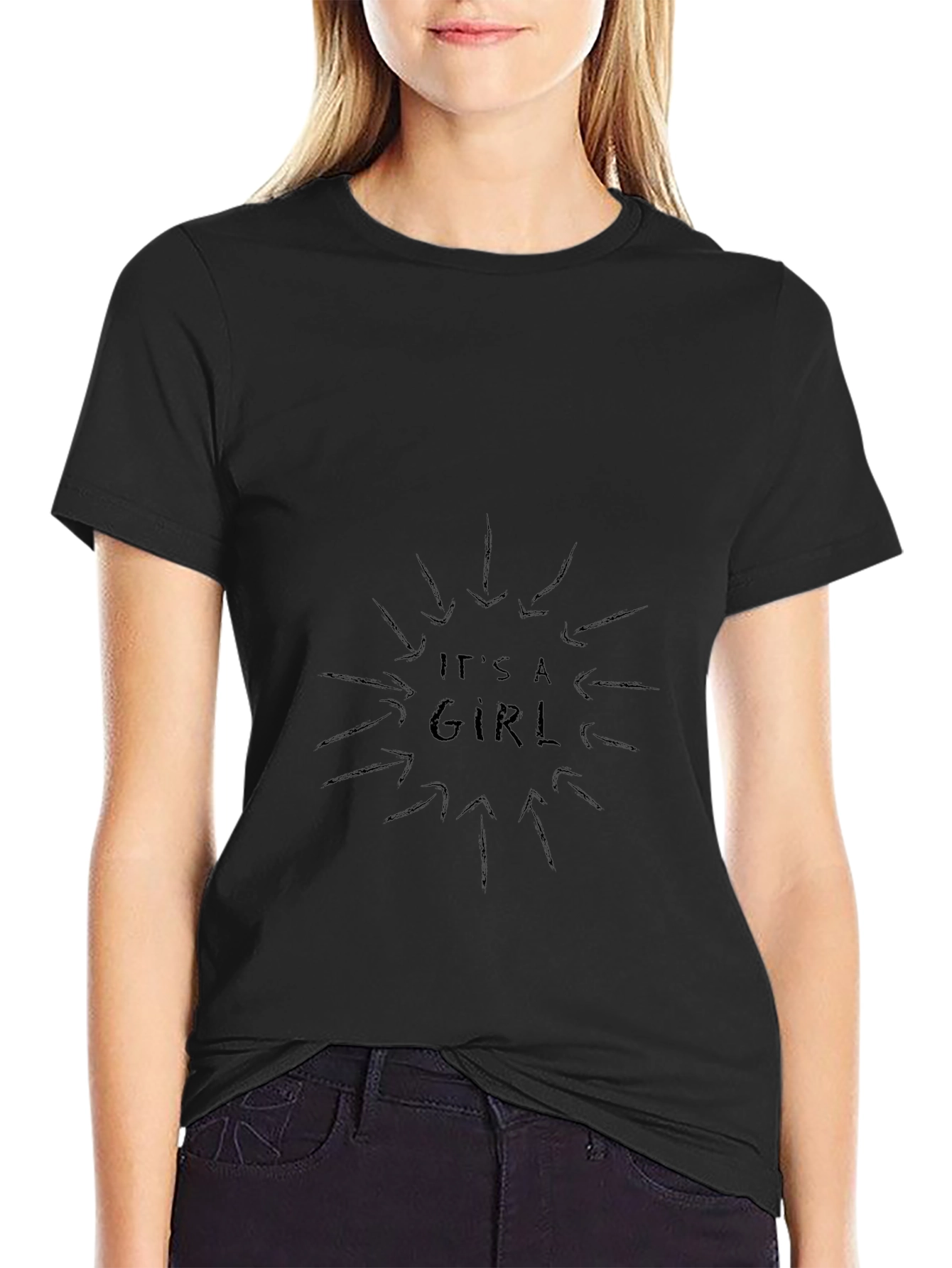 Its A Girl! Pregnancy Reveal T-Shirt