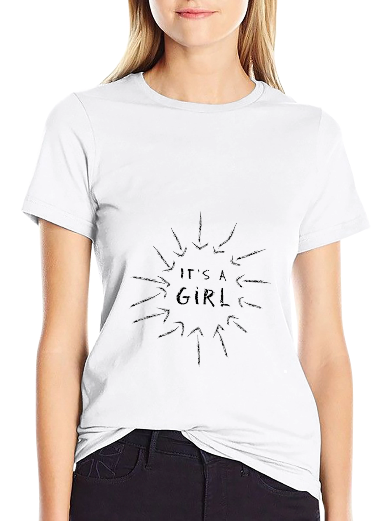 Its A Girl! Pregnancy Reveal T-Shirt