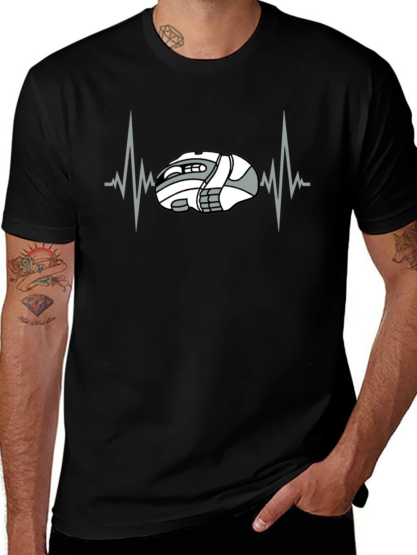 Robot Vacuum Heartbeat T-Shirt