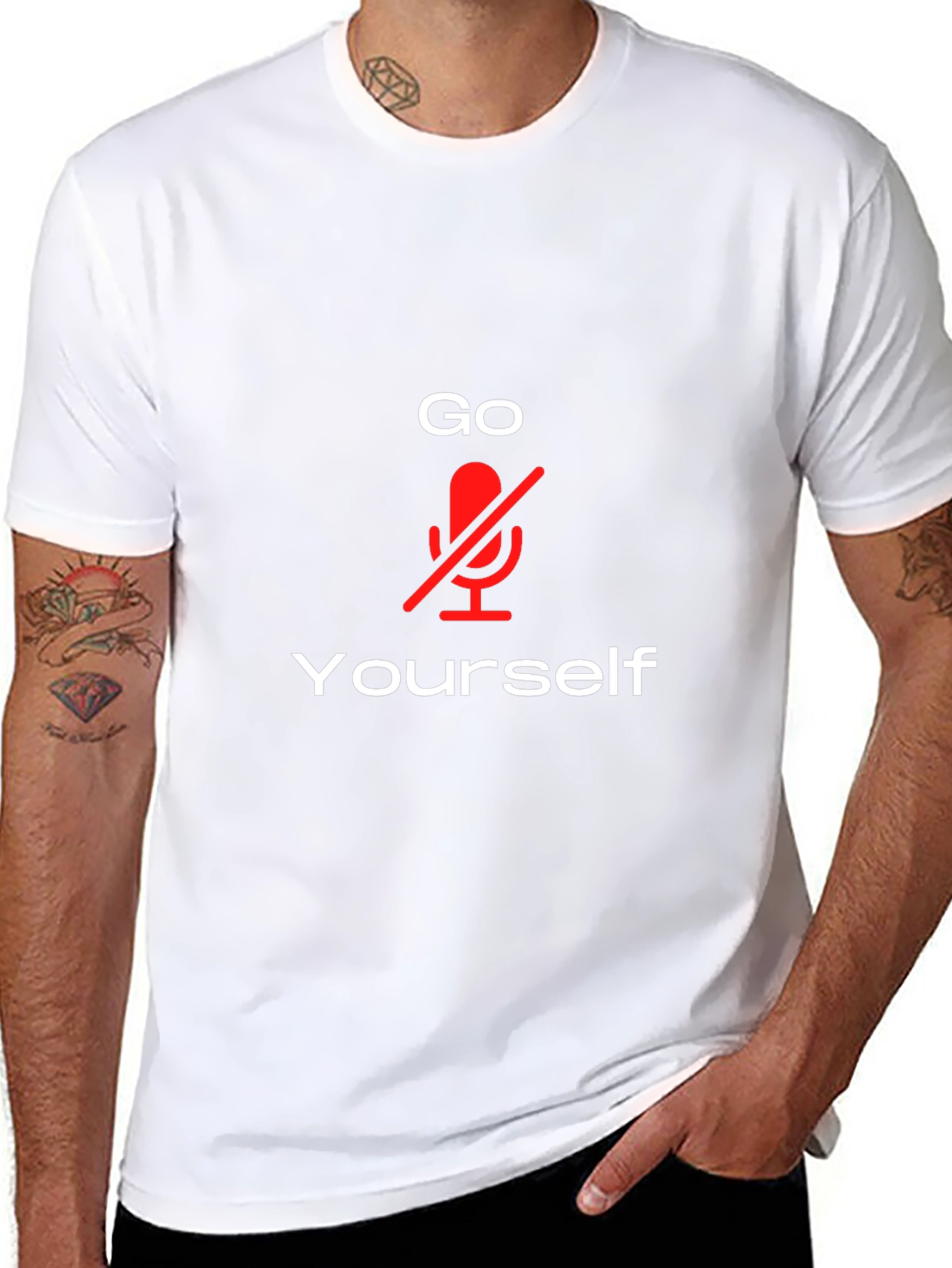 Go Mute Yourself T-Shirt - Funny Sarcastic Tee