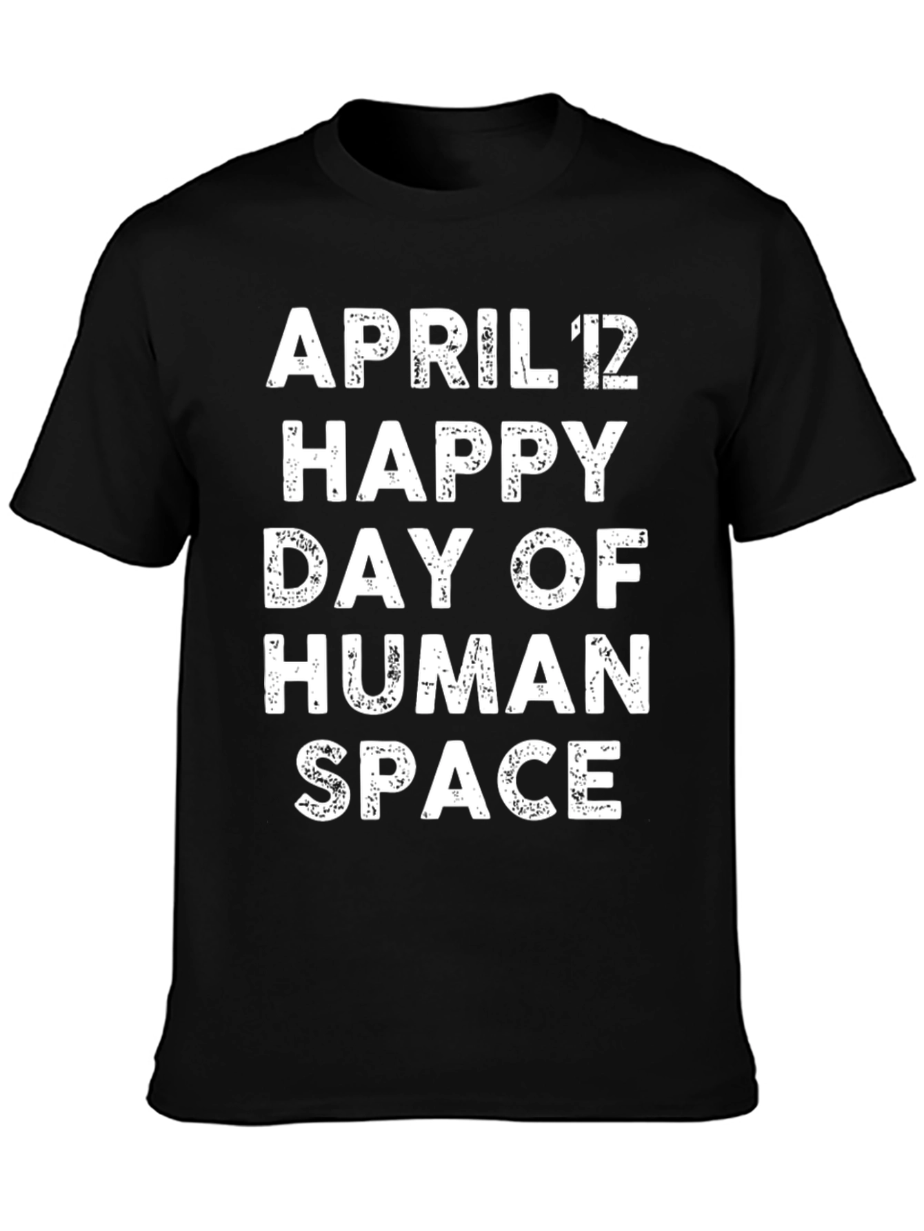 April 12 Happy Day of Human Space T-Shirt