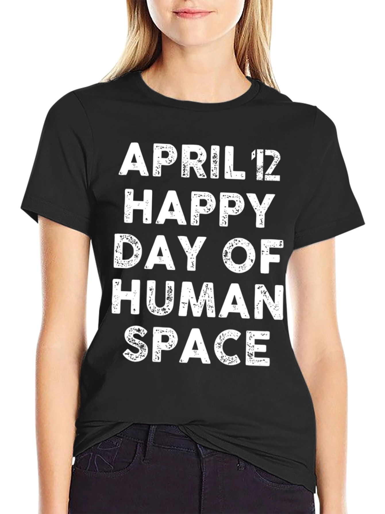 April 12 Happy Day of Human Space T-Shirt