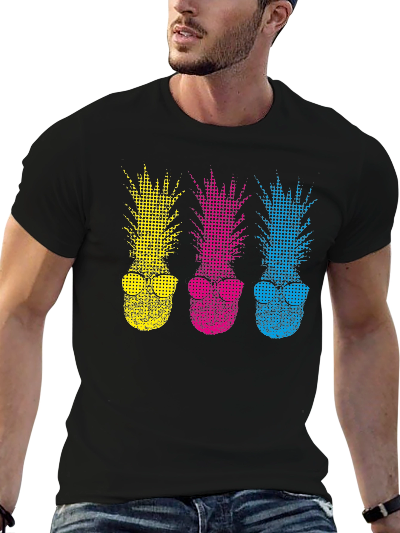 Funky Pineapple T-Shirt - Stylish Summer Vibes