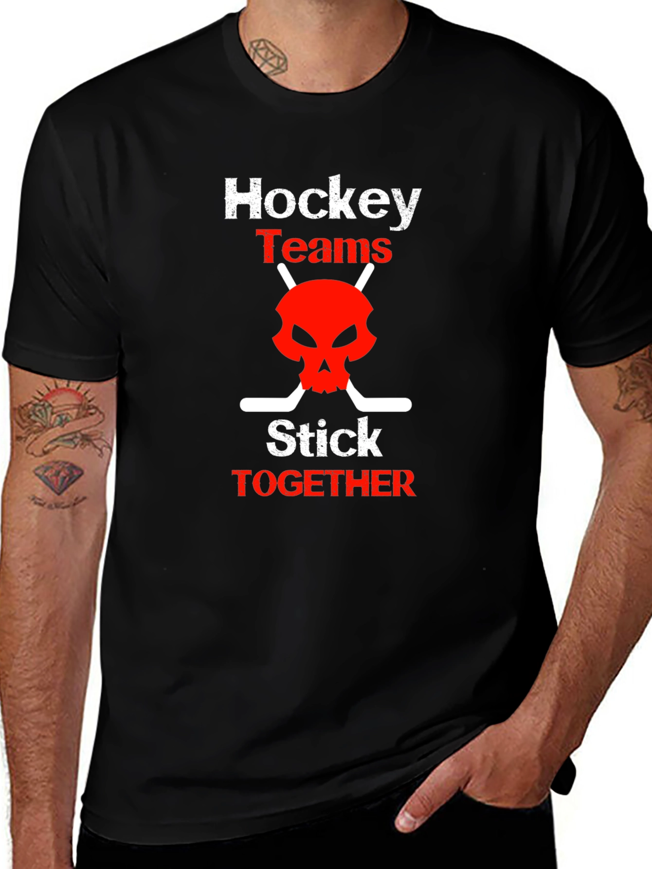 Hockey Stick Together Graphic Tee