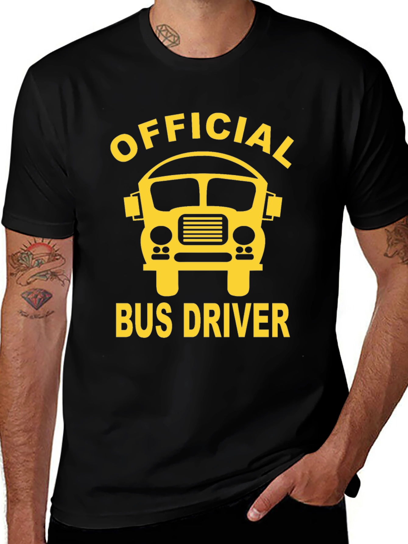 Official Bus Driver T-Shirt - School Bus Graphic Tee