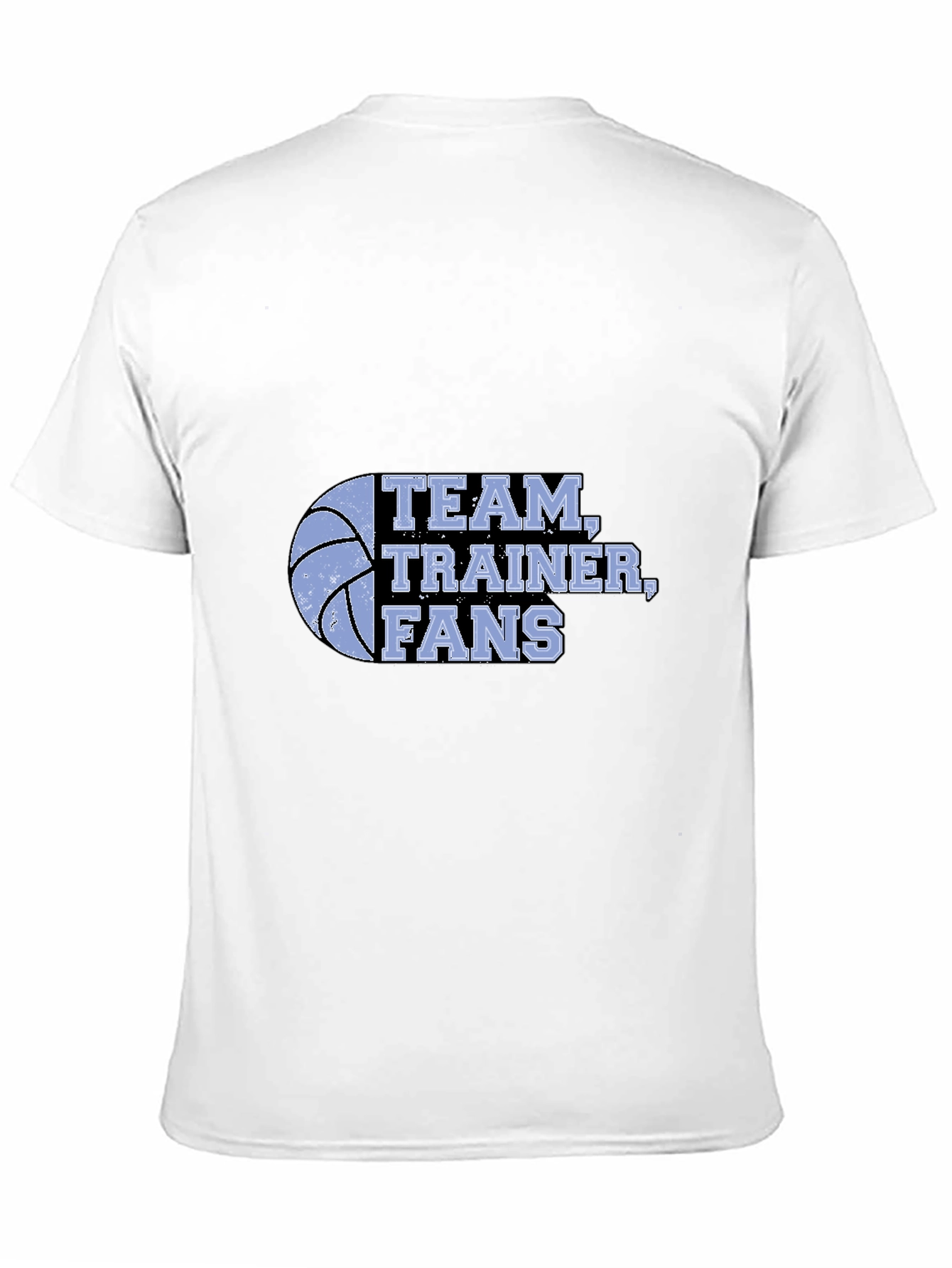 Team Trainer Fans Black Graphic Tee