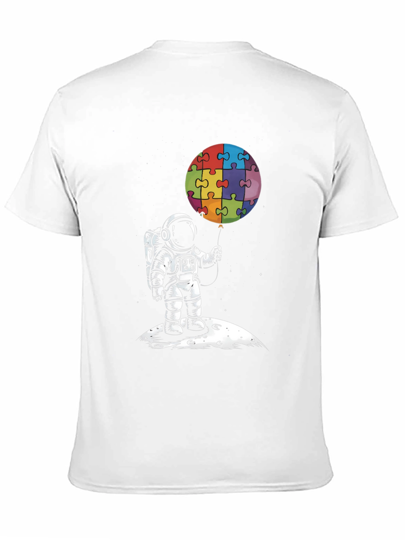 Astronaut Puzzle Balloon Graphic Tee