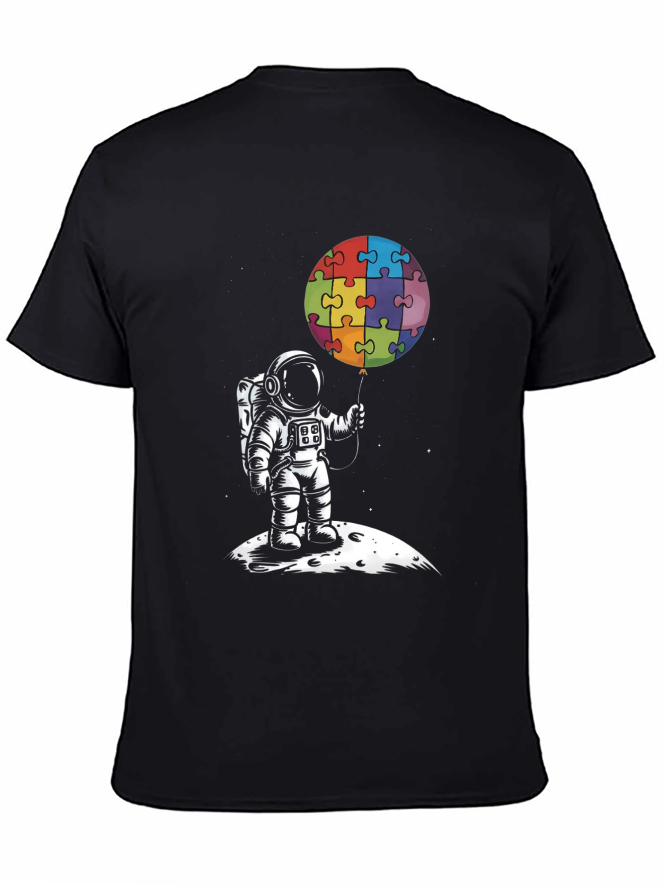 Astronaut Puzzle Balloon Graphic Tee