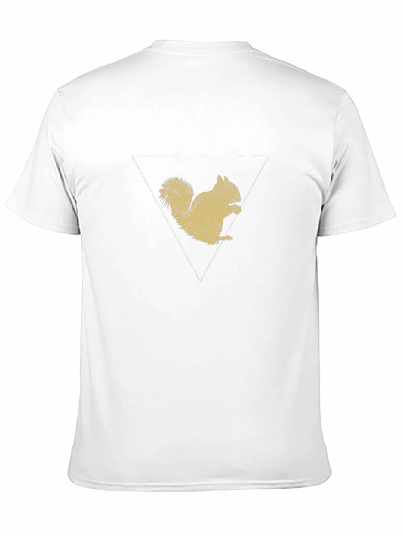 Squirrel Triangle Graphic Tee - Black