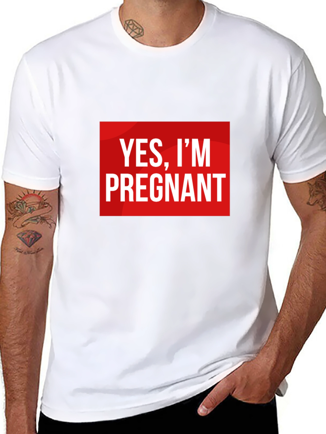 Yes Im Pregnant - Funny Pregnancy T-Shirt