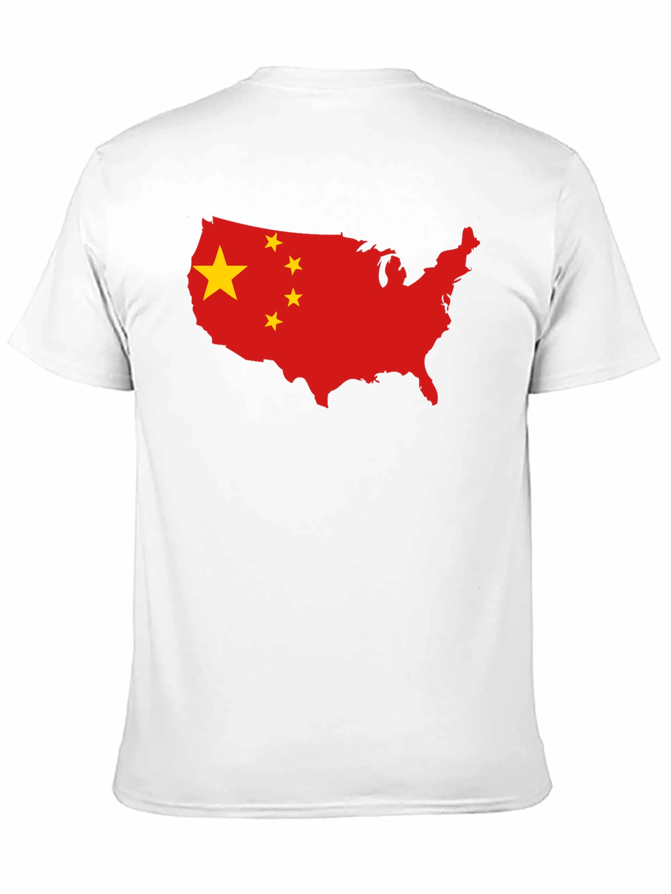 USA China Flag Graphic T-Shirt