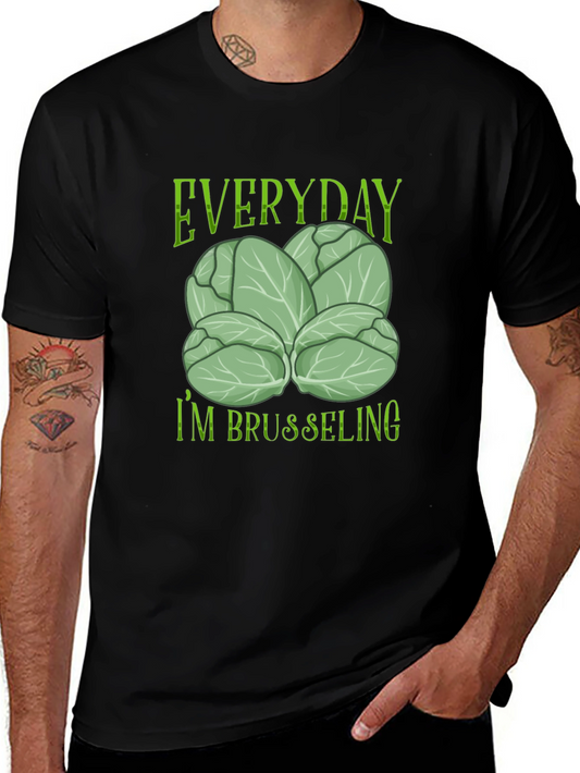 Everyday Im Brusseling Black T-Shirt