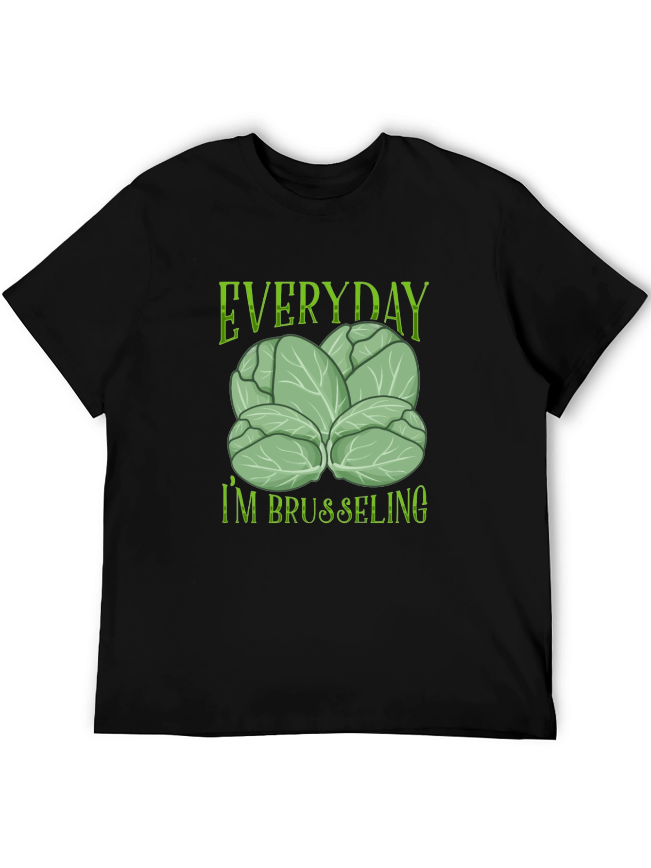 Everyday Im Brusseling Black T-Shirt