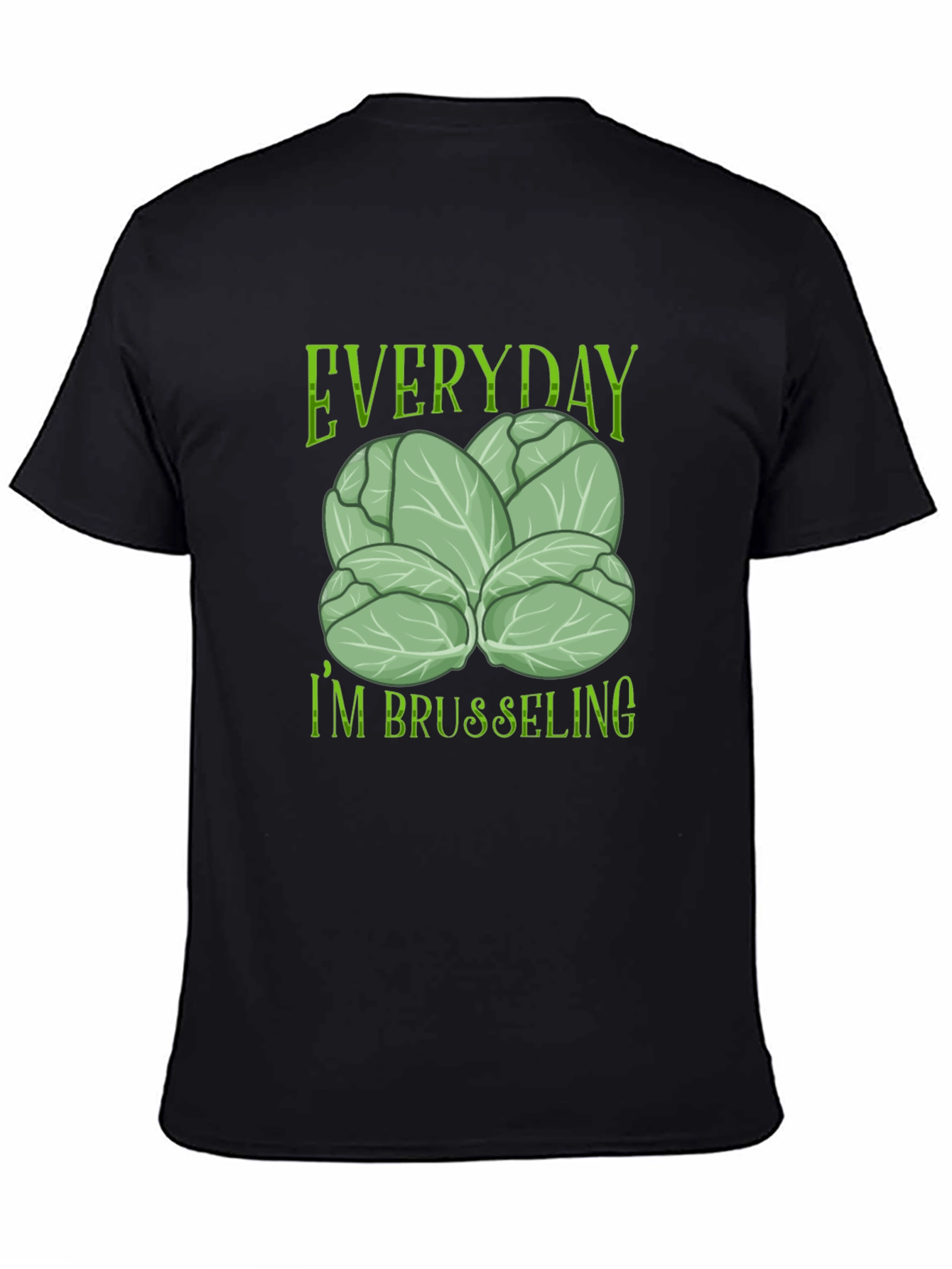 Everyday Im Brusseling Black T-Shirt