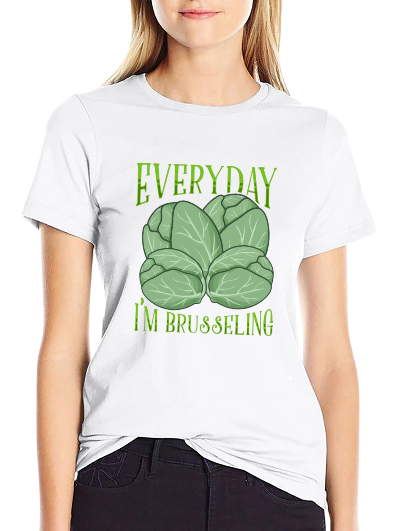 Everyday Im Brusseling Black T-Shirt