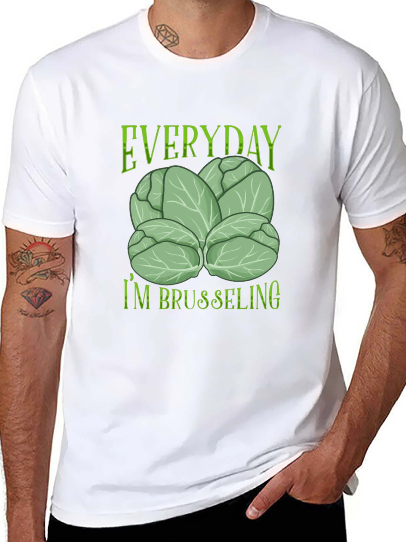 Everyday Im Brusseling Black T-Shirt