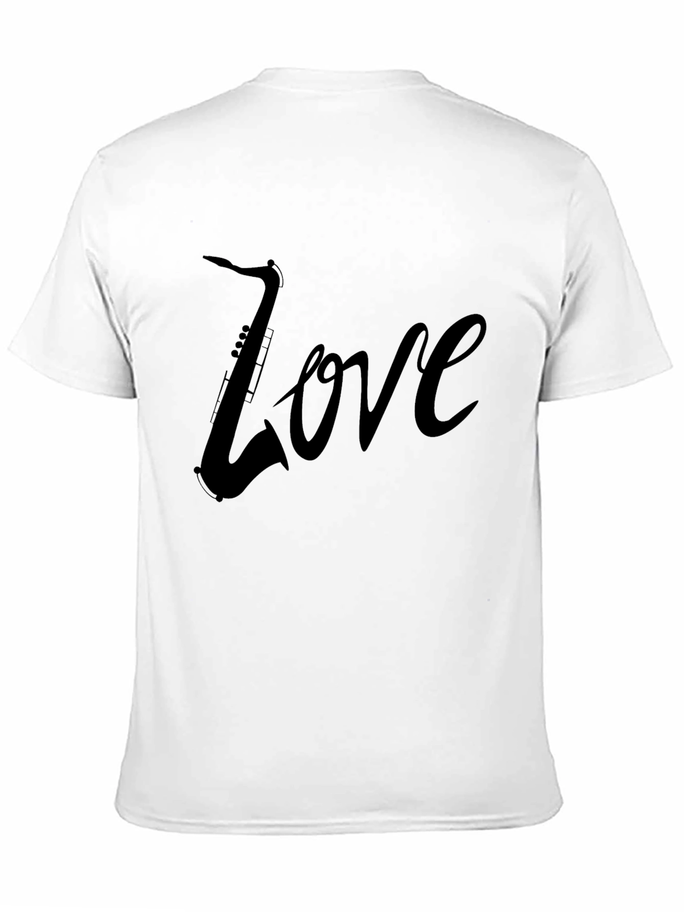 Saxophone Love Black Tee Shirt