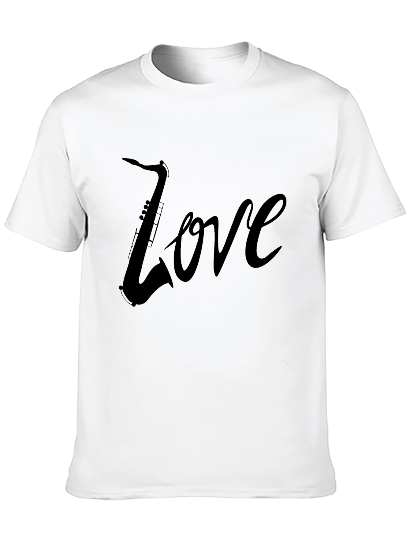 Saxophone Love Black Tee Shirt