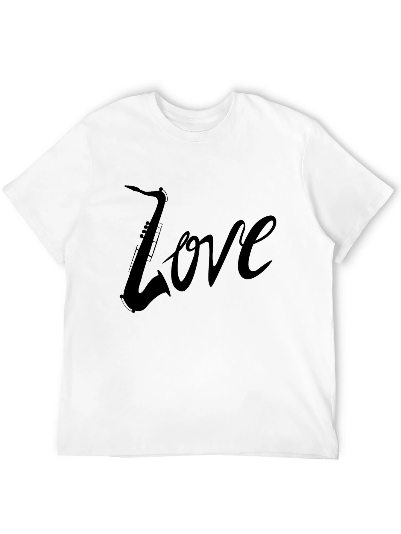 Saxophone Love Black Tee Shirt
