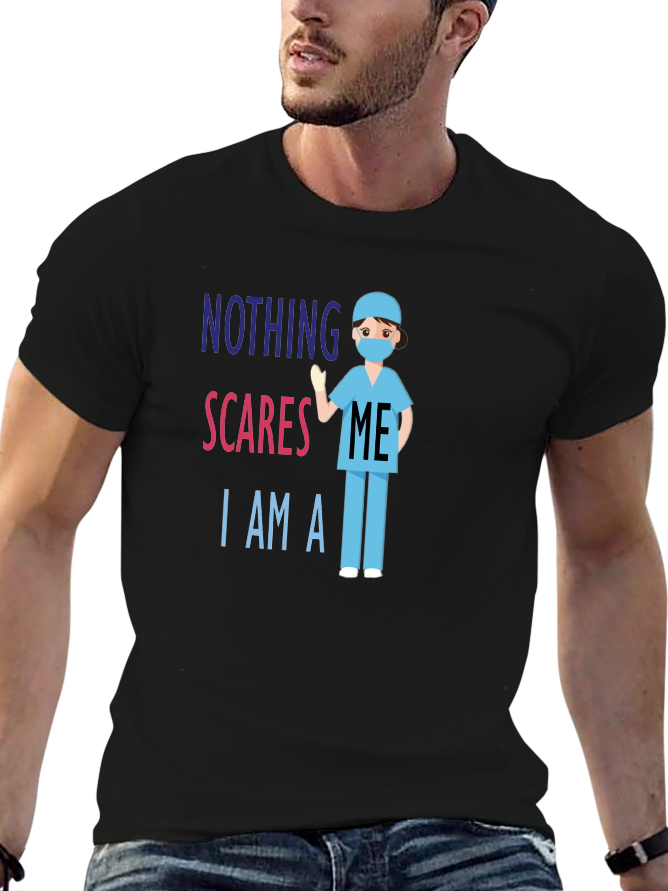 Nothing Scares Me Im A Nurse T-Shirt