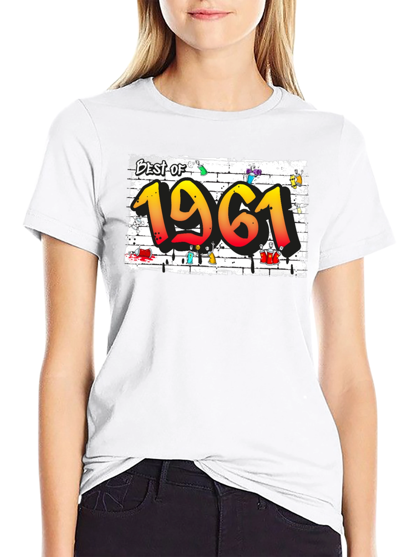 Best of 1961 Graffiti Style Graphic T-Shirt