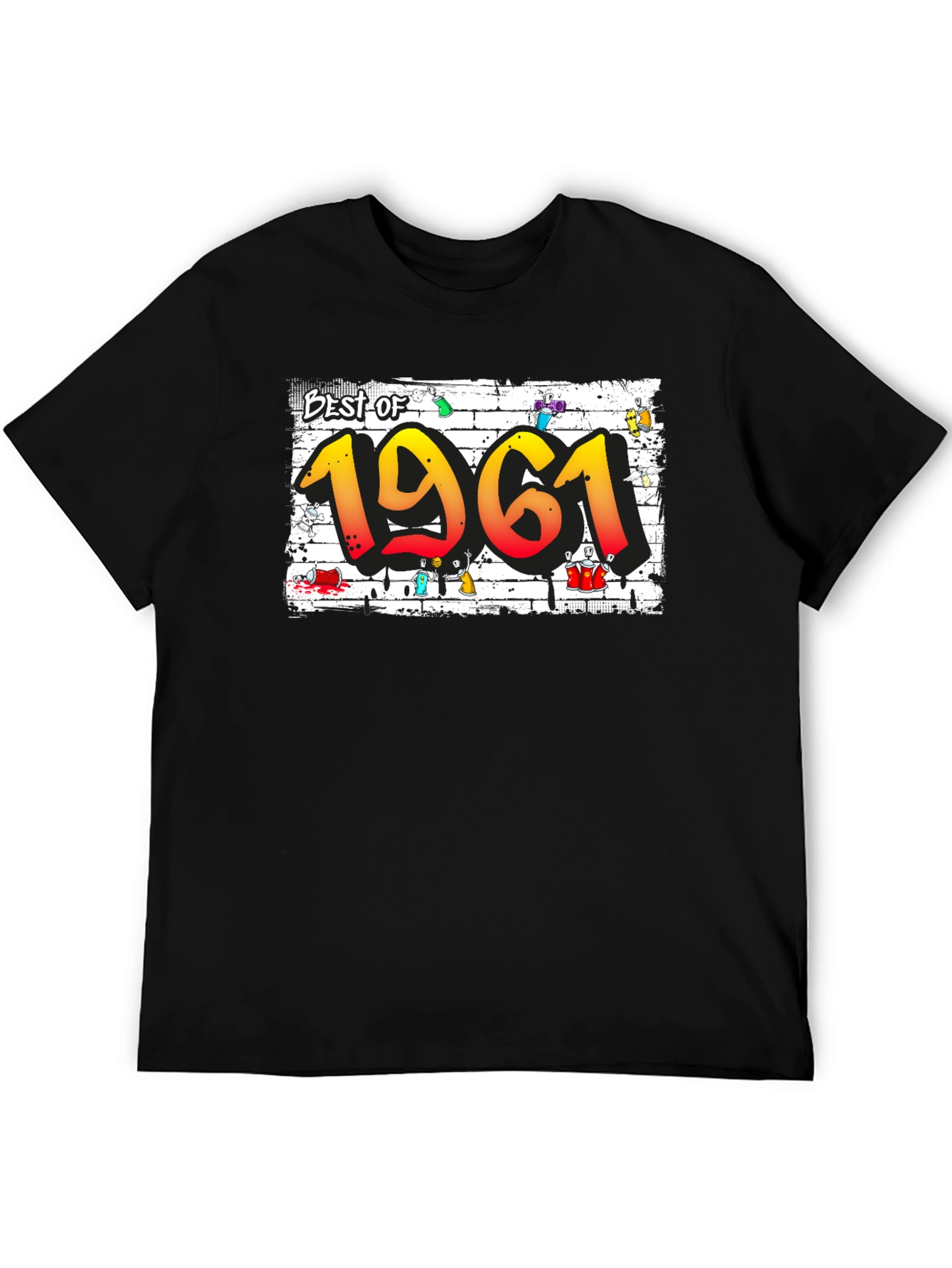 Best of 1961 Graffiti Style Graphic T-Shirt