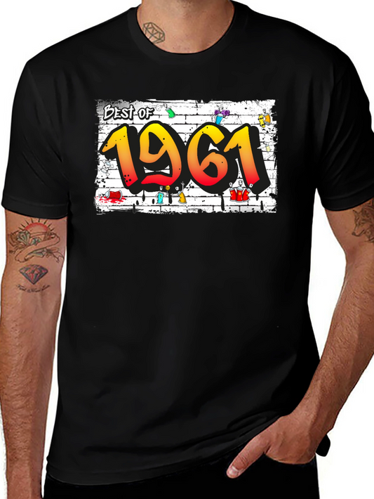 Best of 1961 Graffiti Style Graphic T-Shirt
