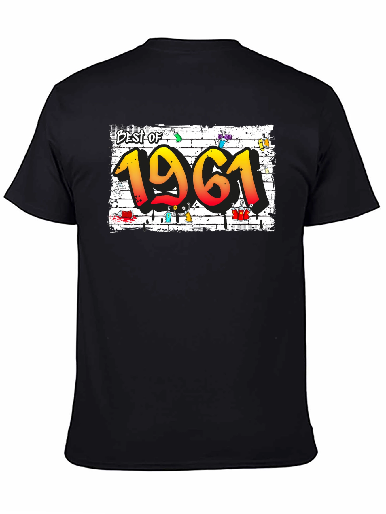 Best of 1961 Graffiti Style Graphic T-Shirt