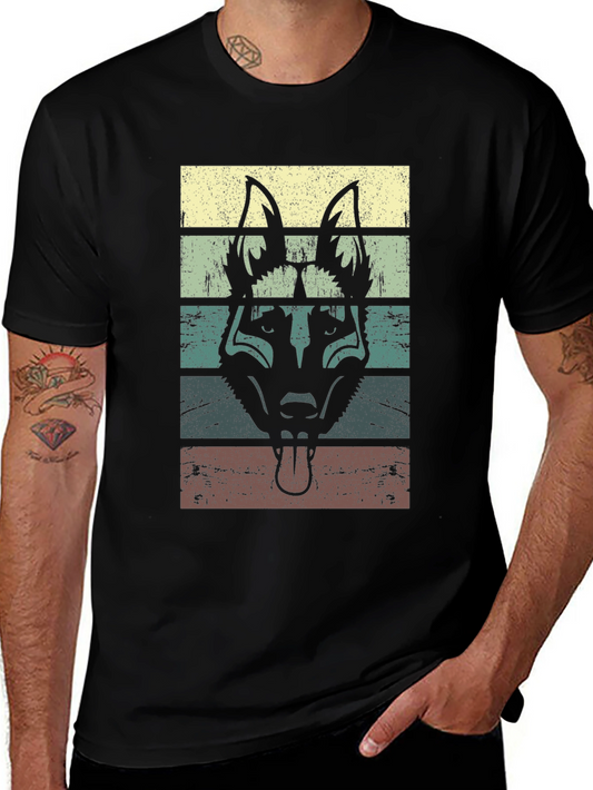 Retro German Shepherd T-Shirt - Vintage Style