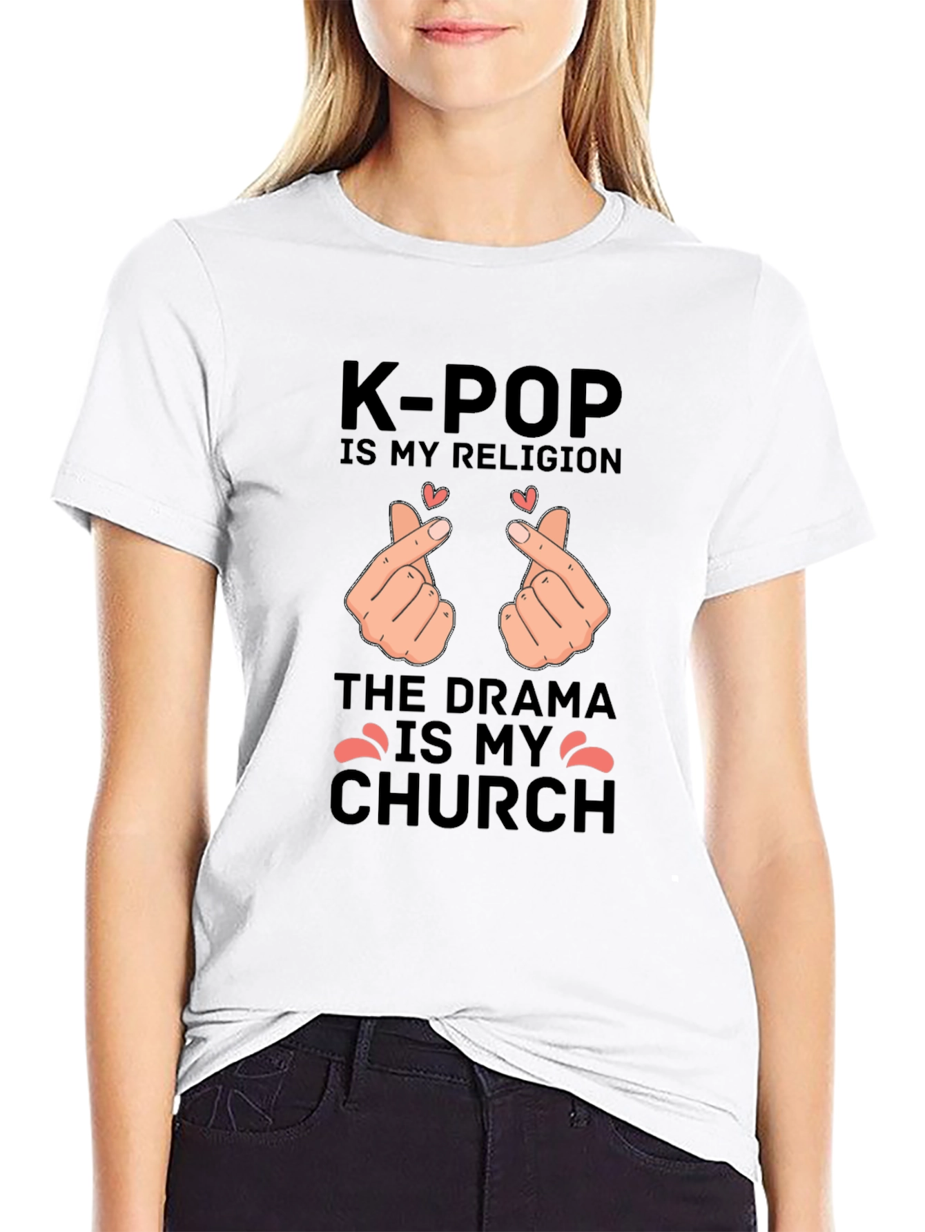 K-Pop Religion Drama Church Graphic Tee