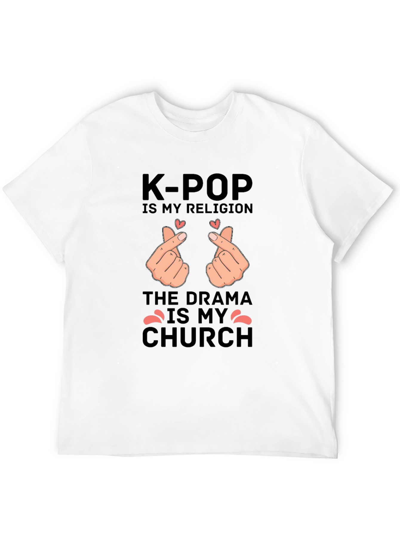 K-Pop Religion Drama Church Graphic Tee