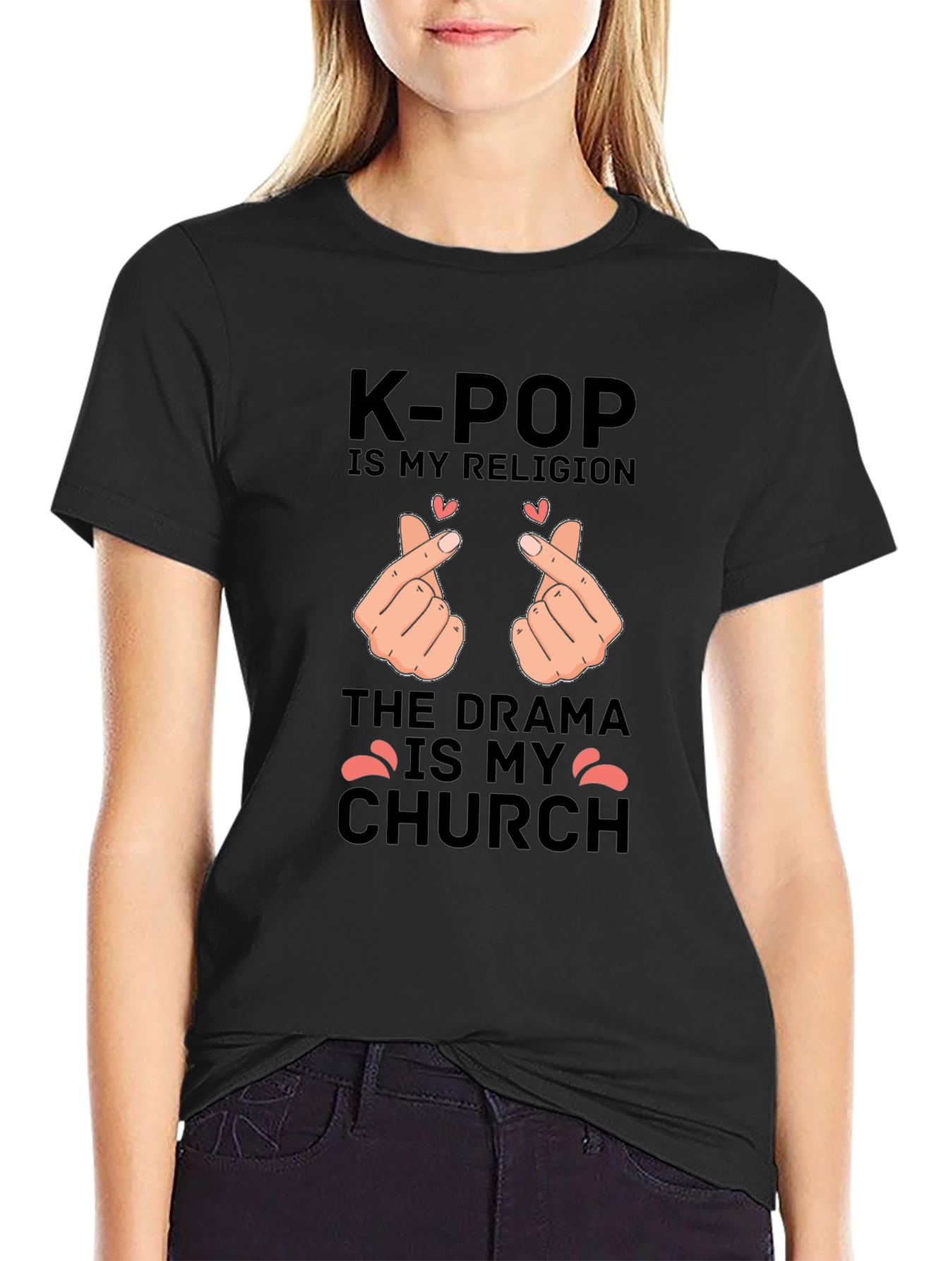 K-Pop Religion Drama Church Graphic Tee