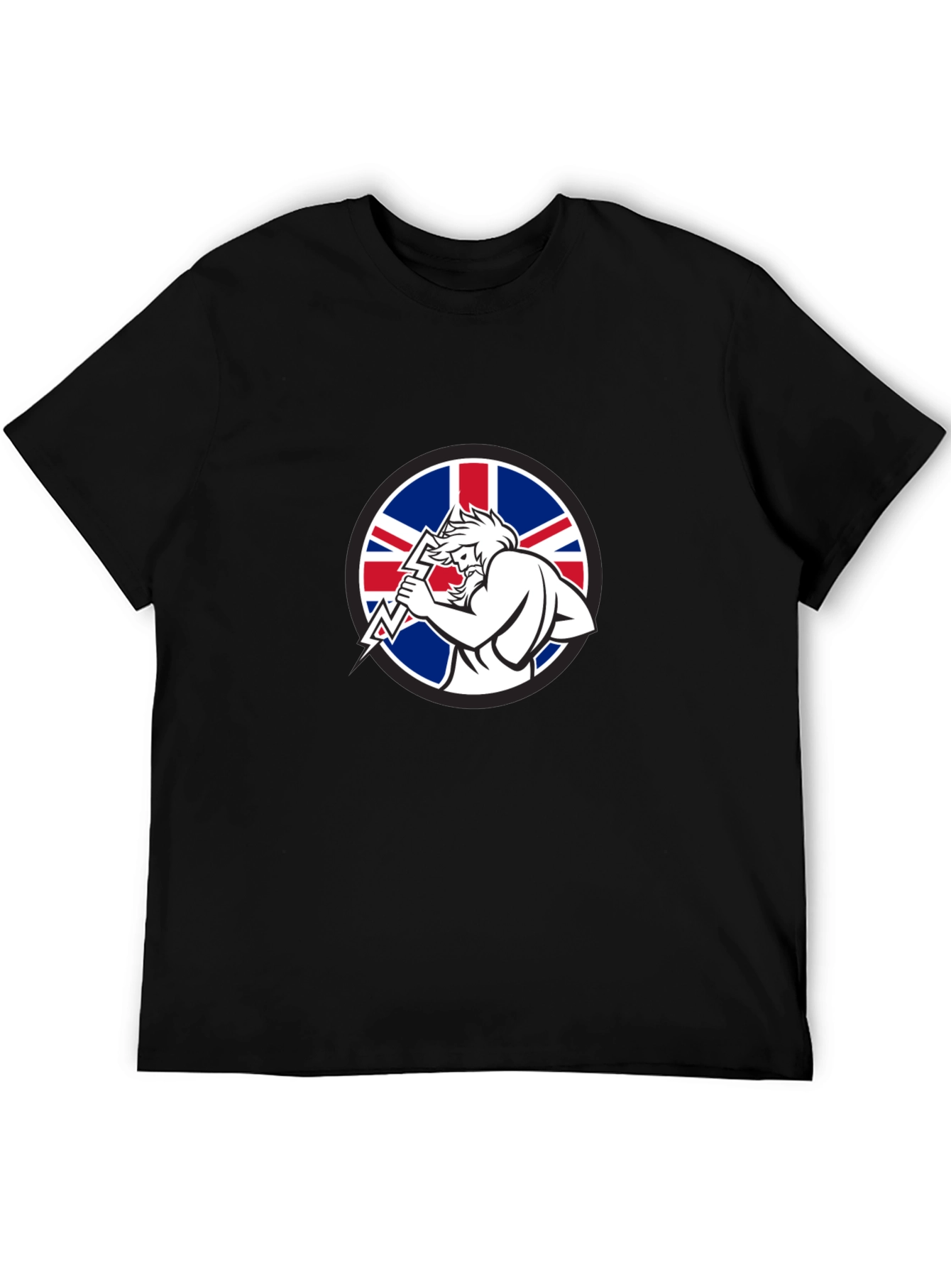 Union Jack Zeus Black T-Shirt