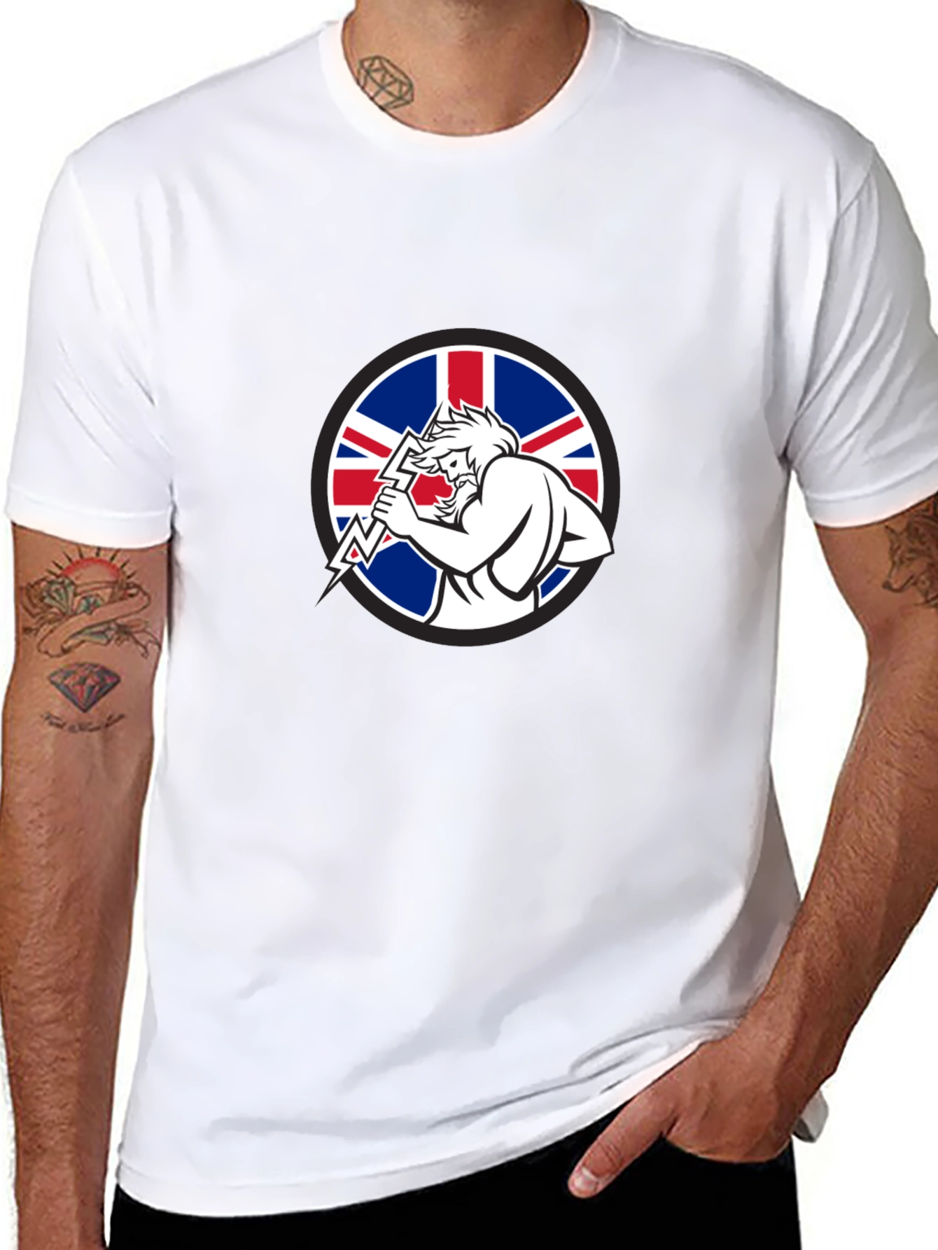 Union Jack Zeus Black T-Shirt