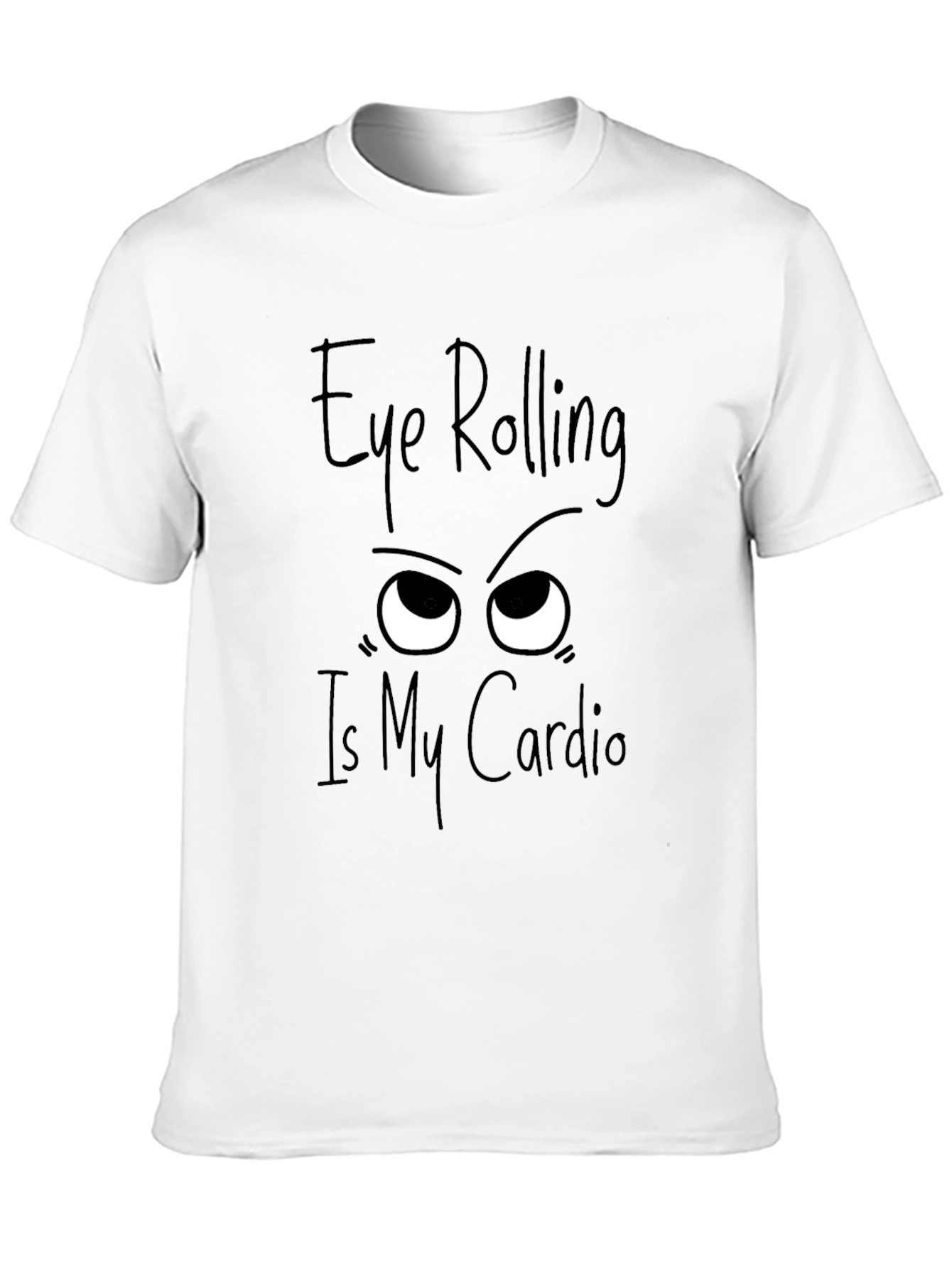 Eye Rolling Cardio Graphic Tee