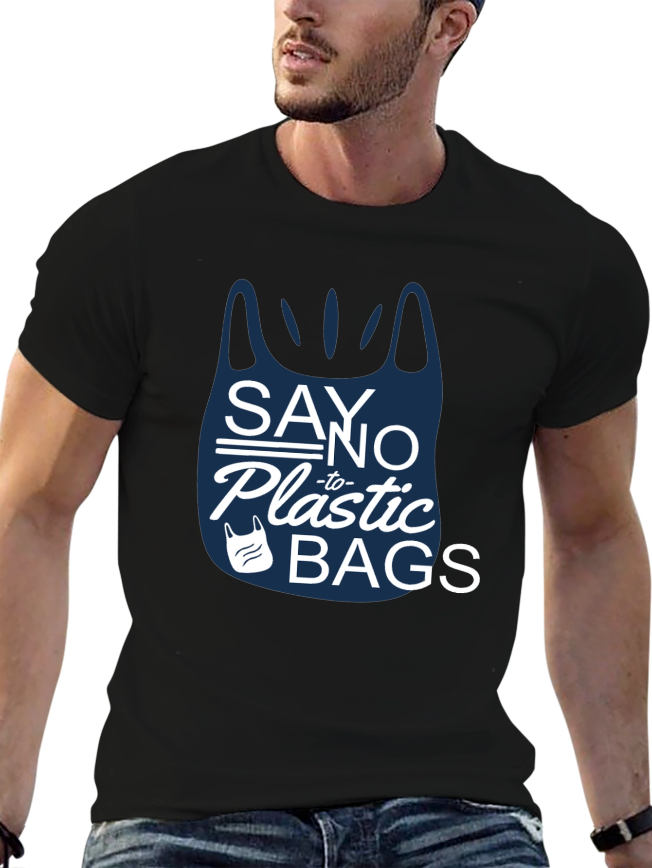 Eco-Friendly Say No to Plastic Bags T-Shirt