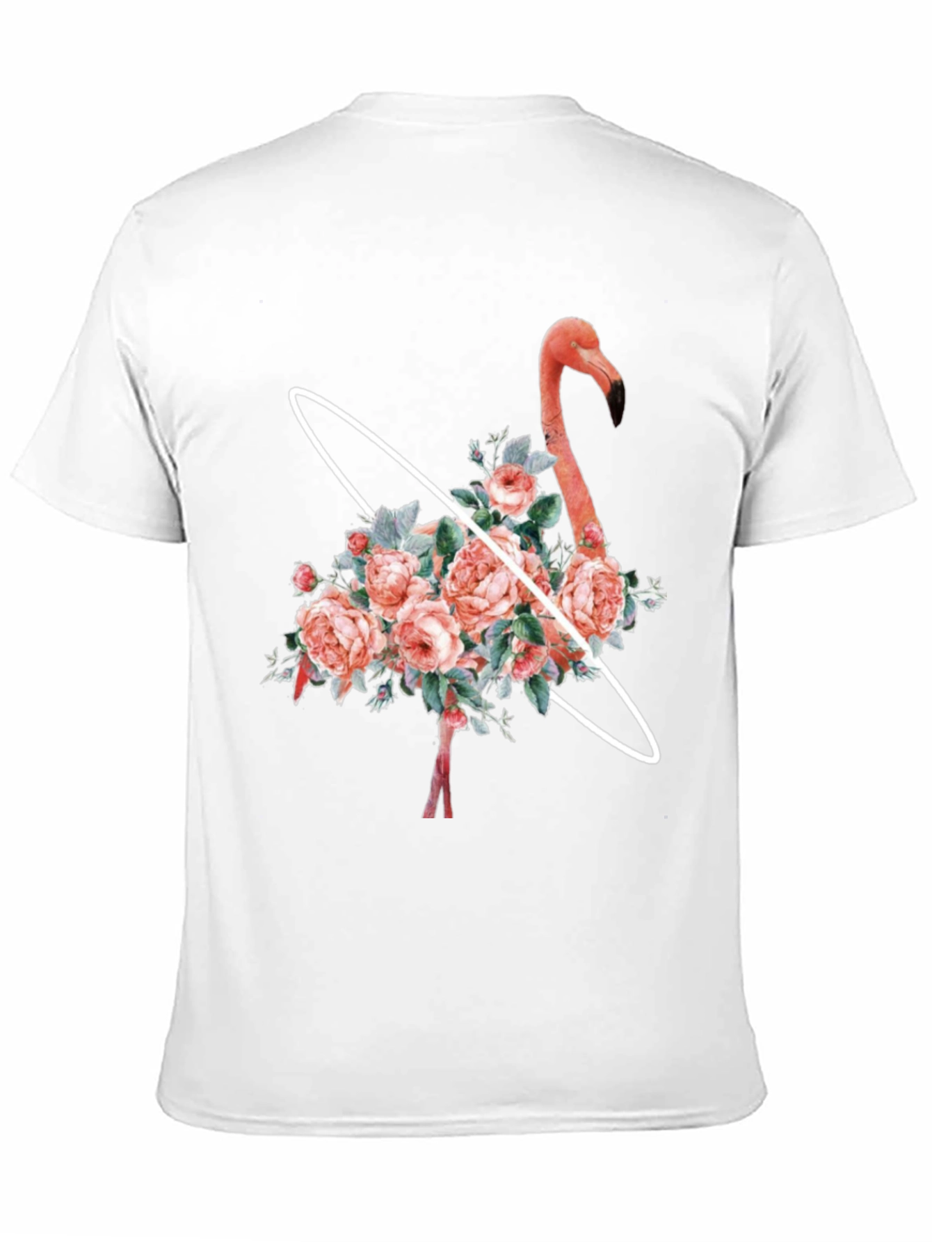 Floral Flamingo Graphic T-Shirt
