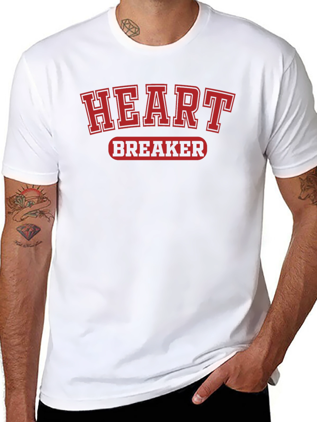 Heartbreaker Graphic T-Shirt - Mens Fashion Tee