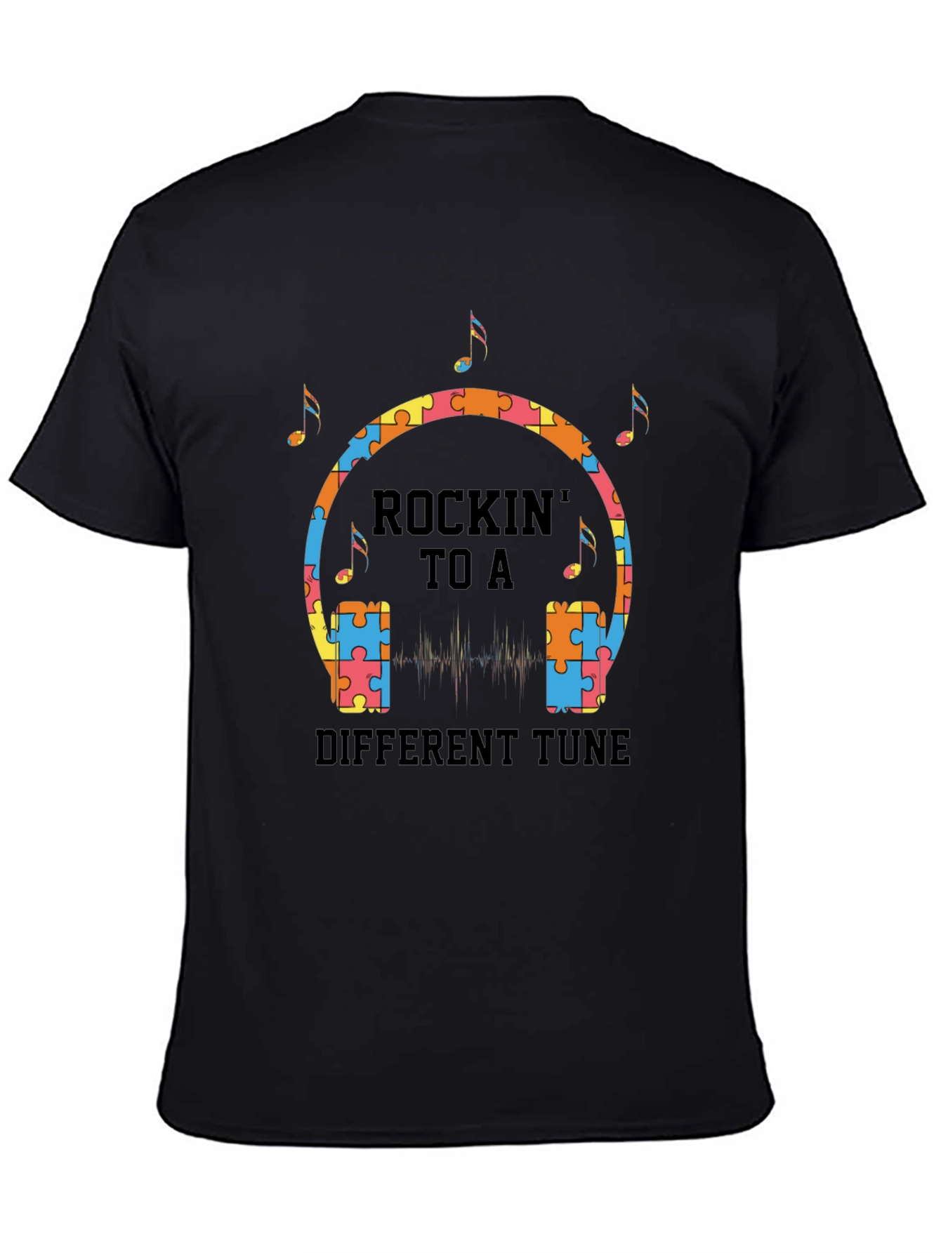 Rockin to a Different Tune Autism Awareness T-Shirt