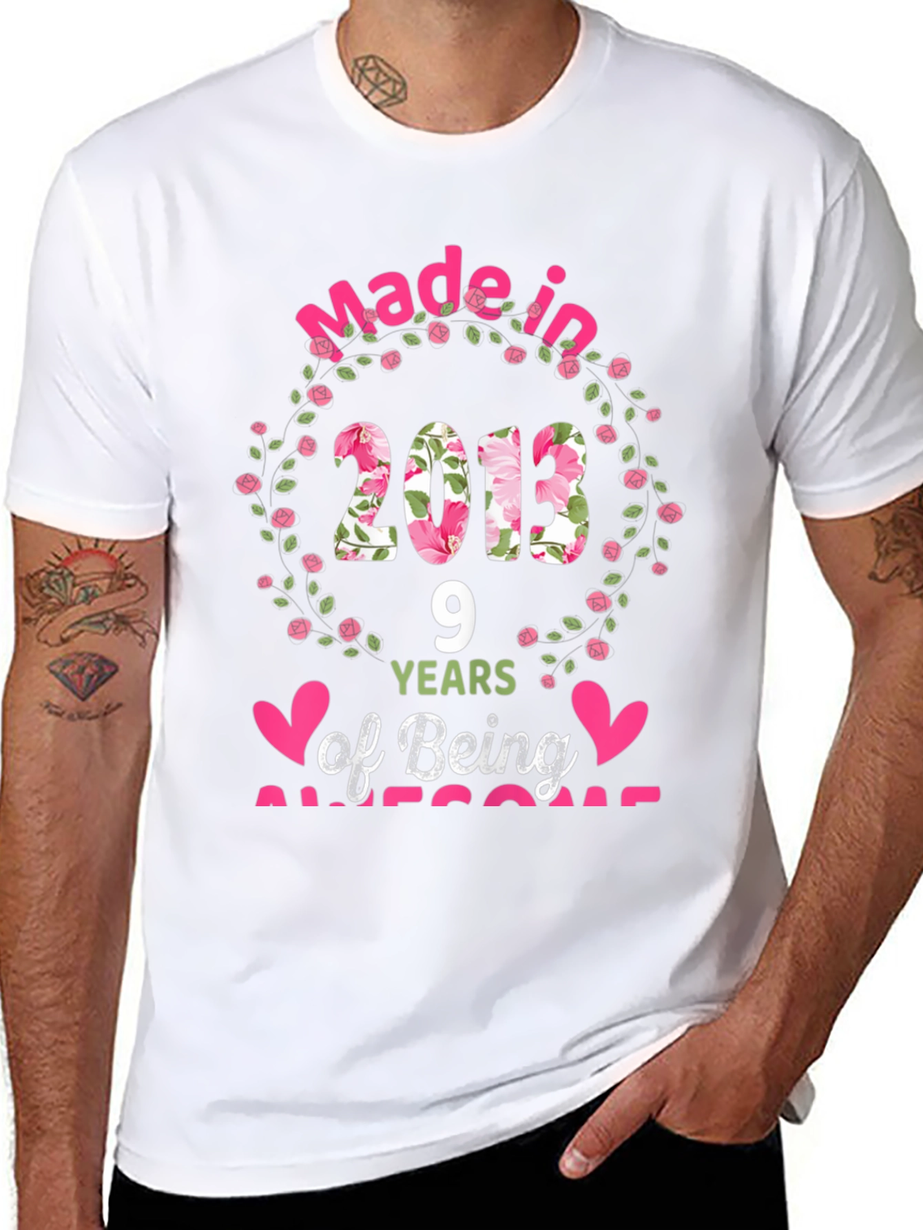 Made in 2013 T-Shirt: 9 Years of Awesome