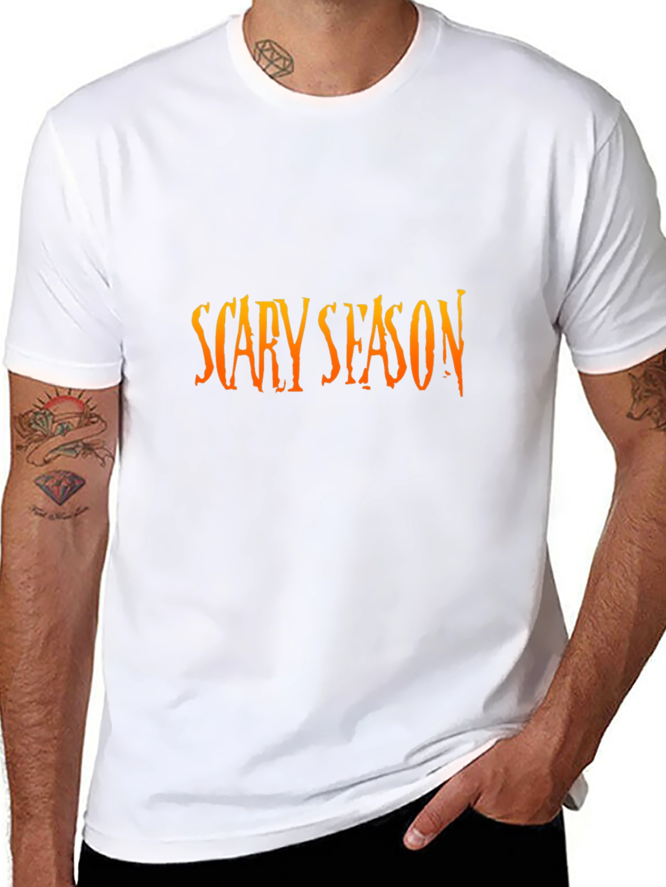 Scary Season Black Graphic Tee